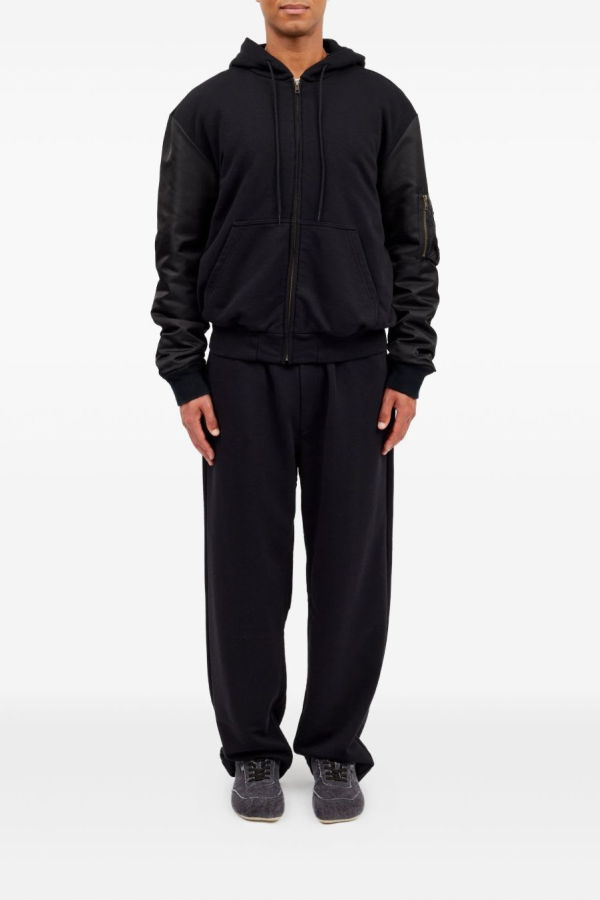 MM6 Maison Margiela Cotton Blend Blouson Jacket - Black