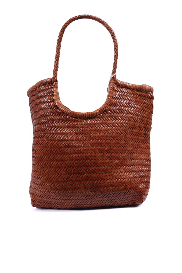 Dragon Diffusion Ns Diagonal 4mm Shoulder Bag - Camel