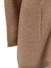 Fabiana Filippi Sequin Ribbon Crochet Oversize Cardigan - Brown - Thumbnail 3