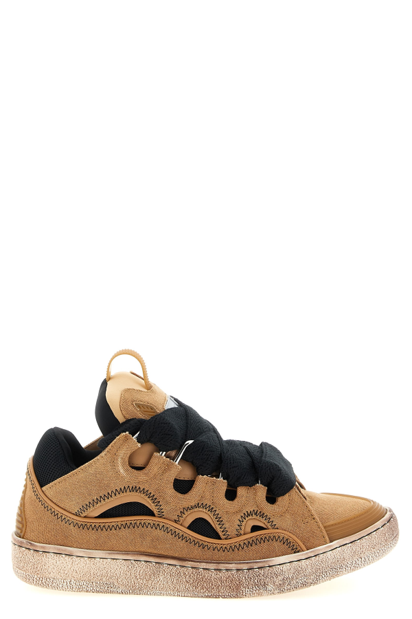 Lanvin Curb Sneakers - Brown