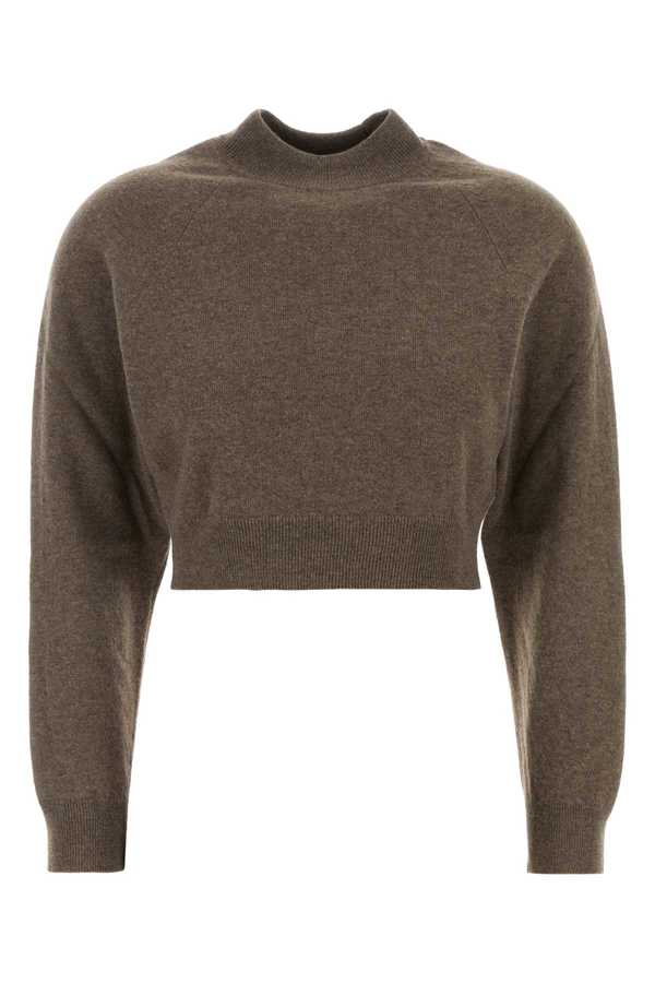 Jil Sander Mud Wool Blend Sweater - Espresso