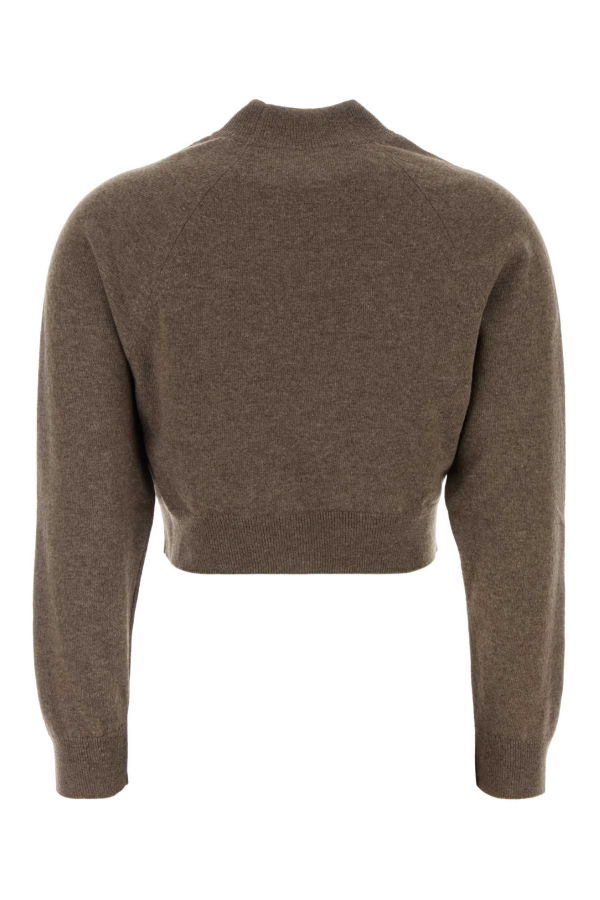 Jil Sander Mud Wool Blend Sweater - Espresso