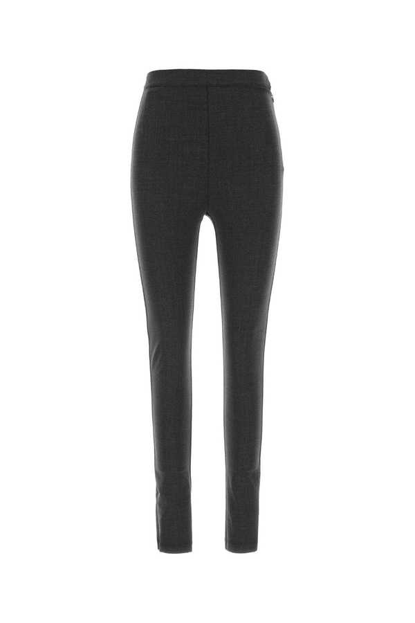 Jil Sander Graphite Stretch Virgin Wool Blend Pant - Black