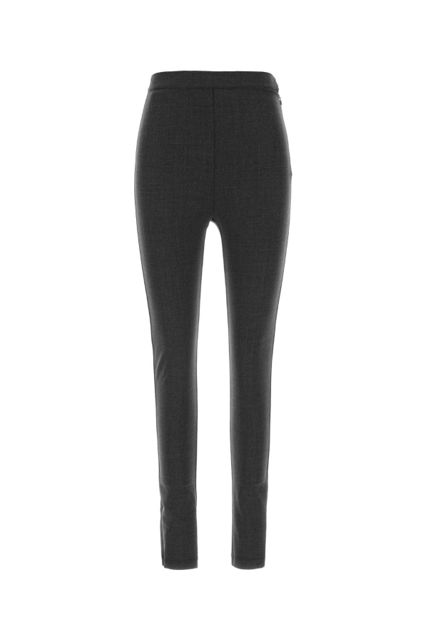 Jil Sander Graphite Stretch Virgin Wool Blend Pant - Black