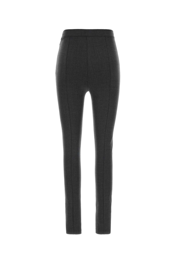 Jil Sander Graphite Stretch Virgin Wool Blend Pant - Black