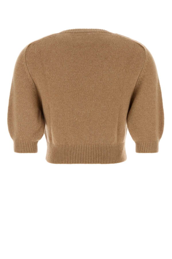 khaite Wool Blend Lorelai Sweater - Camel