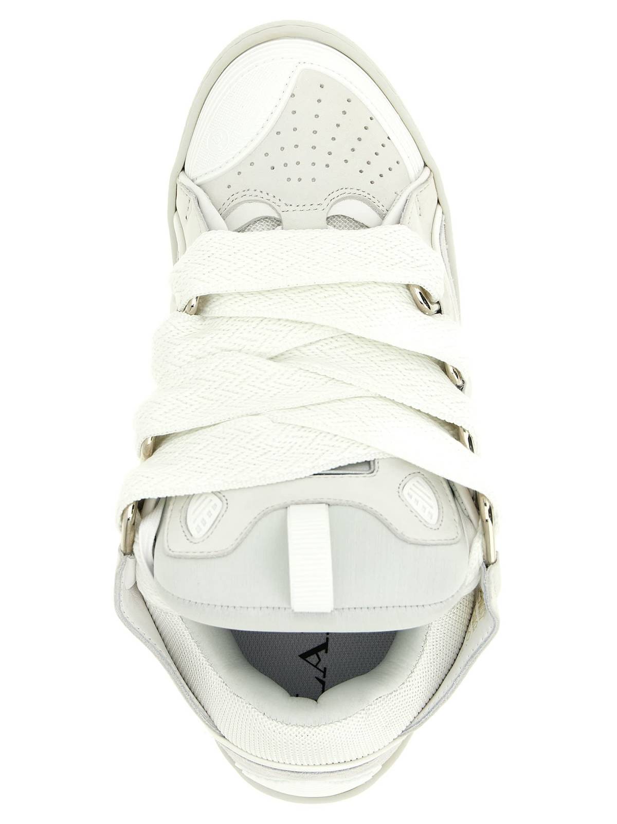 Lanvin Curb Sneakers - White | Garmentory