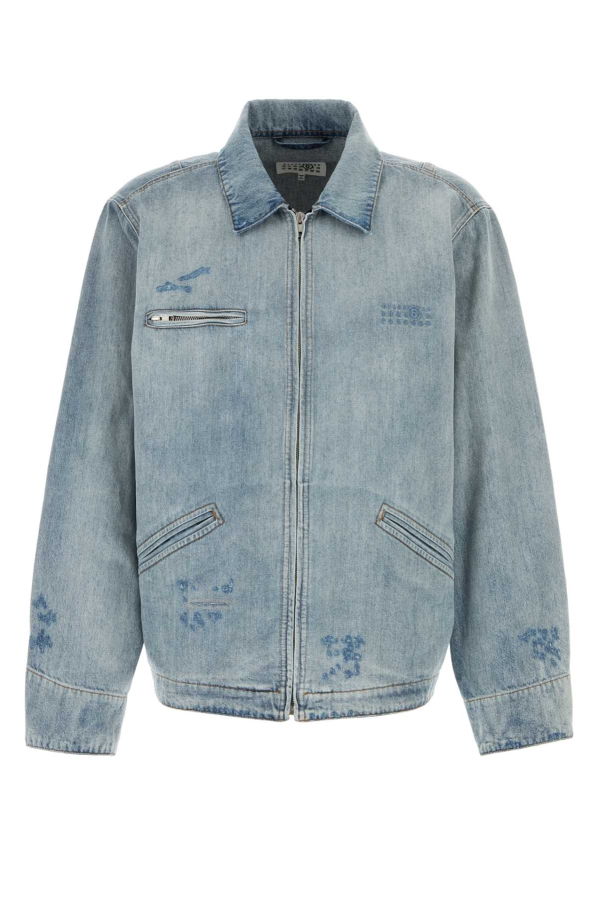MM6 Maison Margiela Denim Jacket - Light Blue