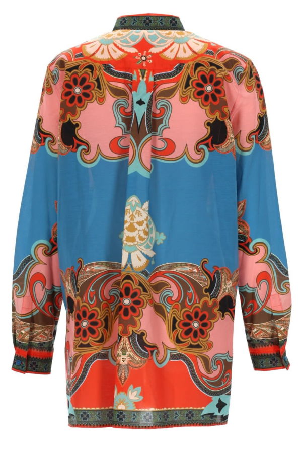 Etro Long Printed Shirt - Multicolour