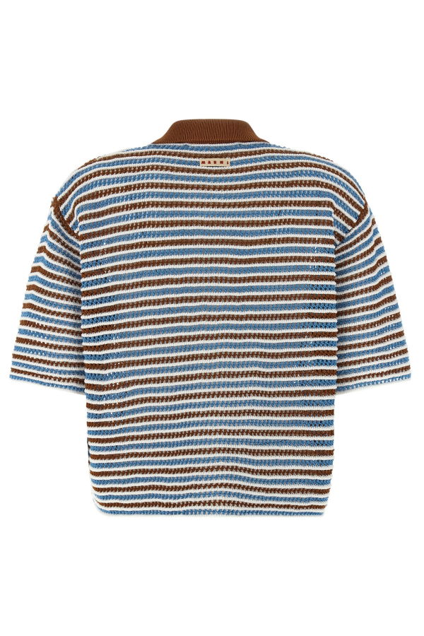 Marni Striped Crochet Cardigan - Multicolor