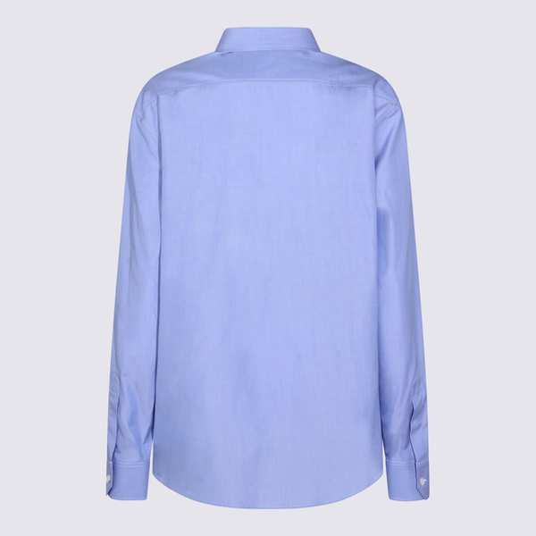 Celine Cotton Shirt - Bleu Stripe