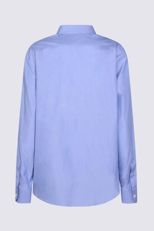 Celine Cotton Shirt - Bleu Stripe