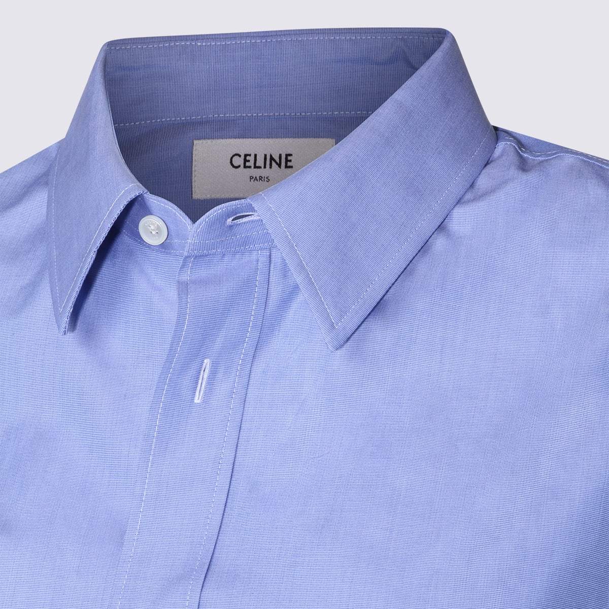 Celine Cotton Shirt - Bleu Stripe - Image 3 of 3