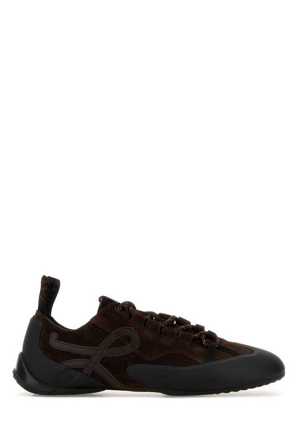 LOEWE Suede Grip Sneakers - Dark Brown LOEWE Suede Grip Sneakers - Dark Brown