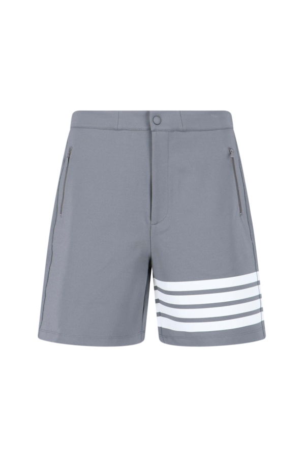 Thom Browne 4 Bar Shorts - Gray