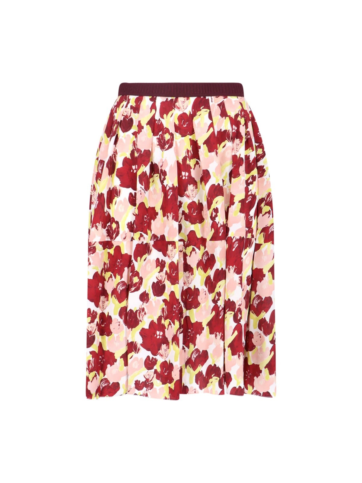 Marni Secret Bouquet Midi Skirt - Multicolor - Image 1 of 5