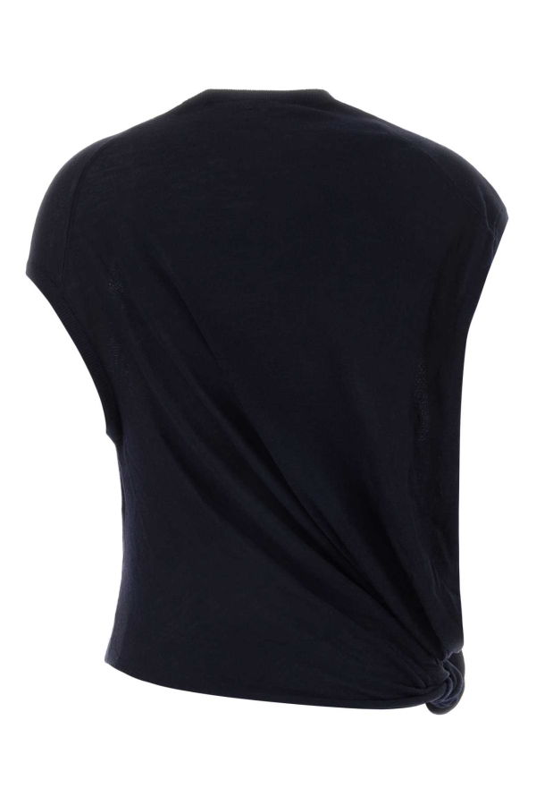 LOEWE Wool Blend Vest - Dark Navy