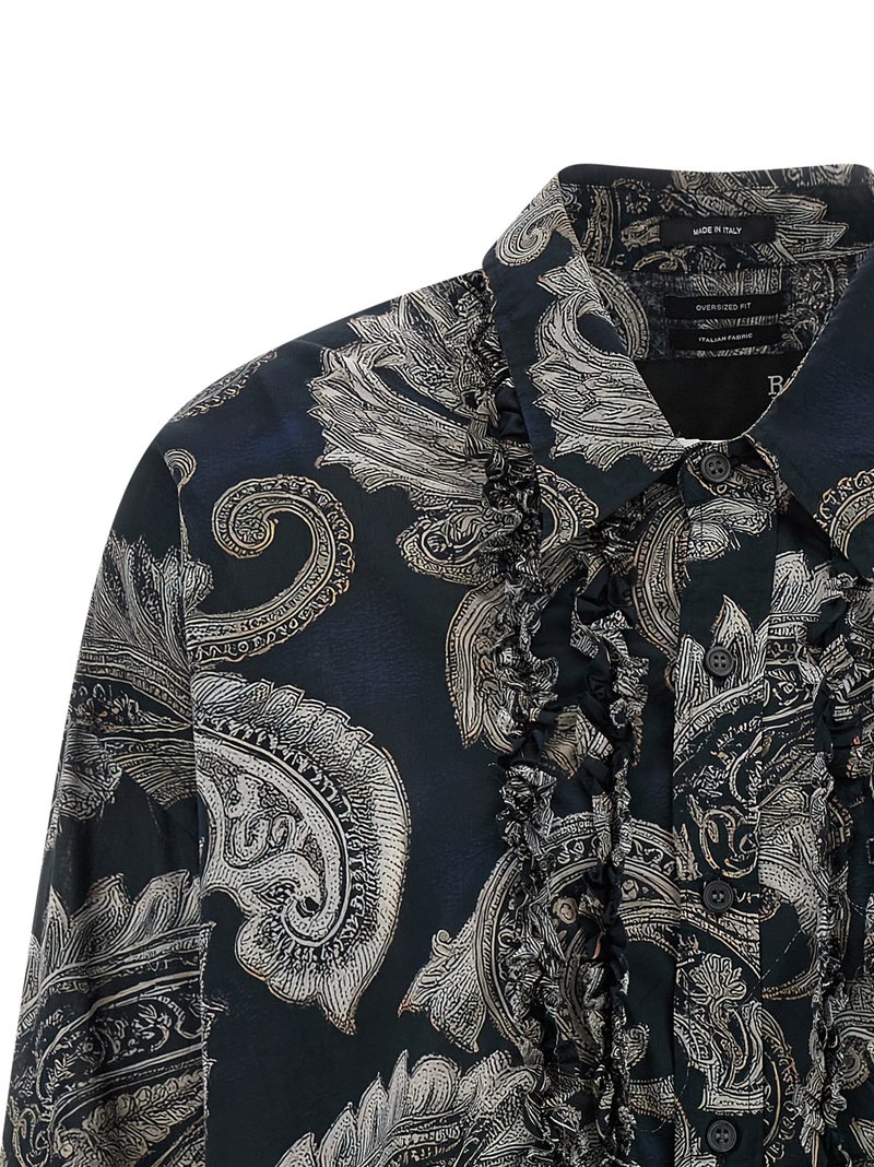 R13 Paisley Print Shirt - Multicolor