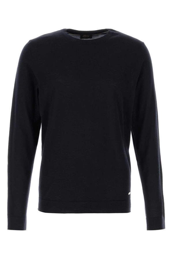 Brioni Midnight Blue Wool Sweater