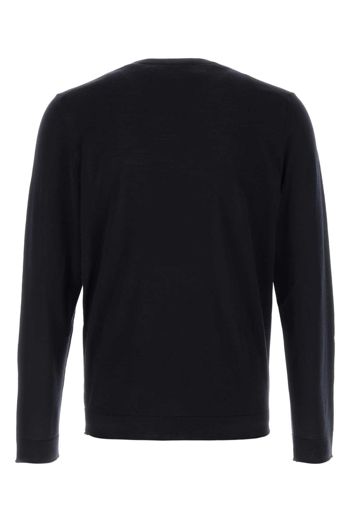 Brioni Midnight Blue Wool Sweater - Image 2 of 2