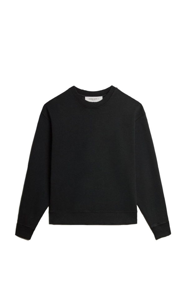 Golden Goose Cotton Crewneck Sweatshirt - Black
