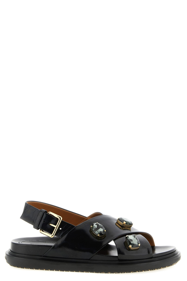 Marni Fussbett Sandals - Black