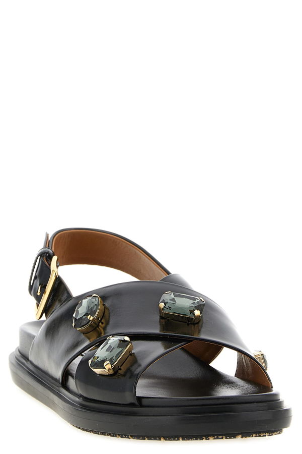 Marni Fussbett Sandals - Black