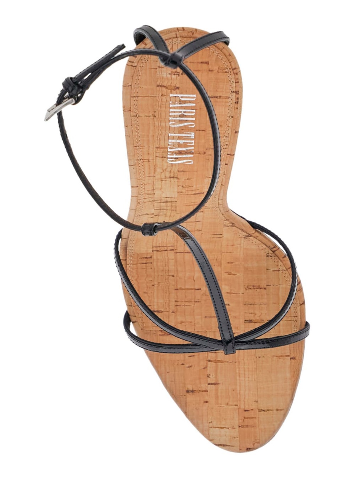 Paris Texas Lidia Sandals With T-Strap In Leather - Black - Image 4 of 4