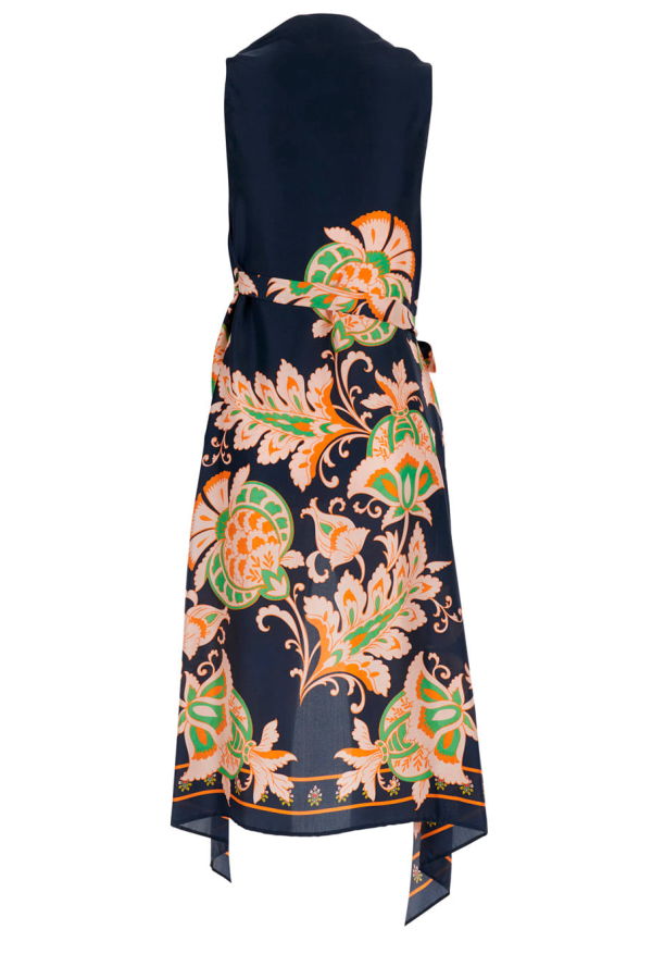 Etro Printed Silk Gilet - Multicolor
