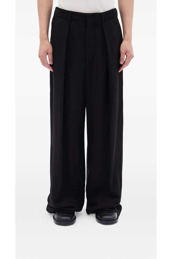 Ann Demeulemeester Pleated Pants - Black