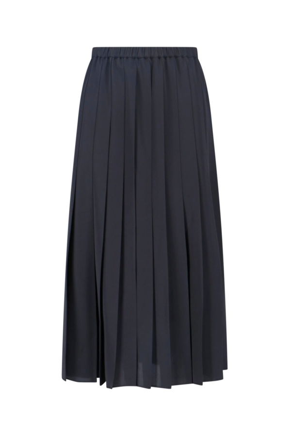 JUNYA WATANABE Pleated Maxi Skirt - Black
