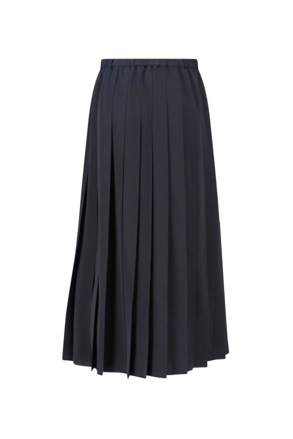 JUNYA WATANABE Pleated Maxi Skirt - Black