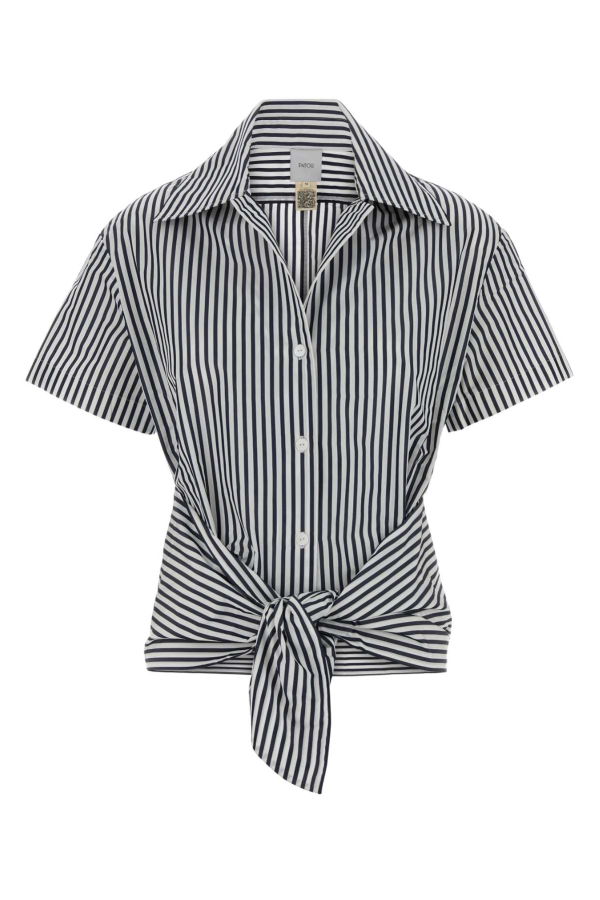 Patou Embroidered Poplin Shirt - Offshorestripes