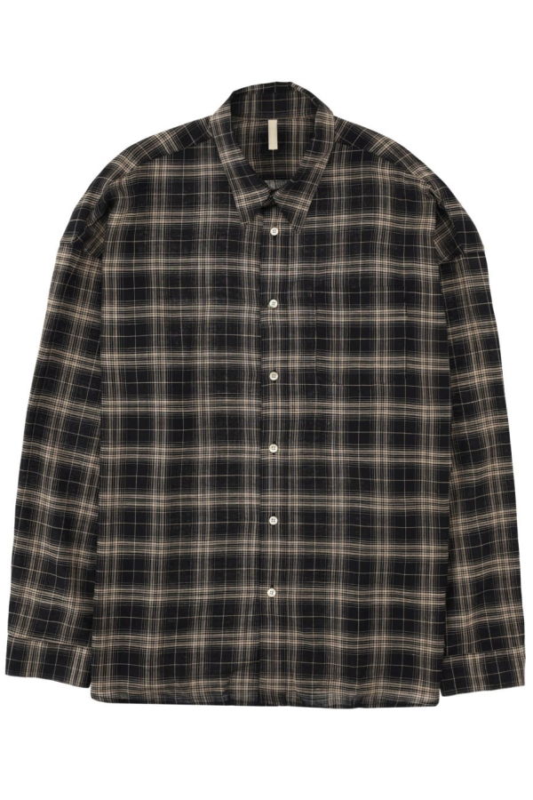 Sunflower Camicia A Quadri Shirt - Black