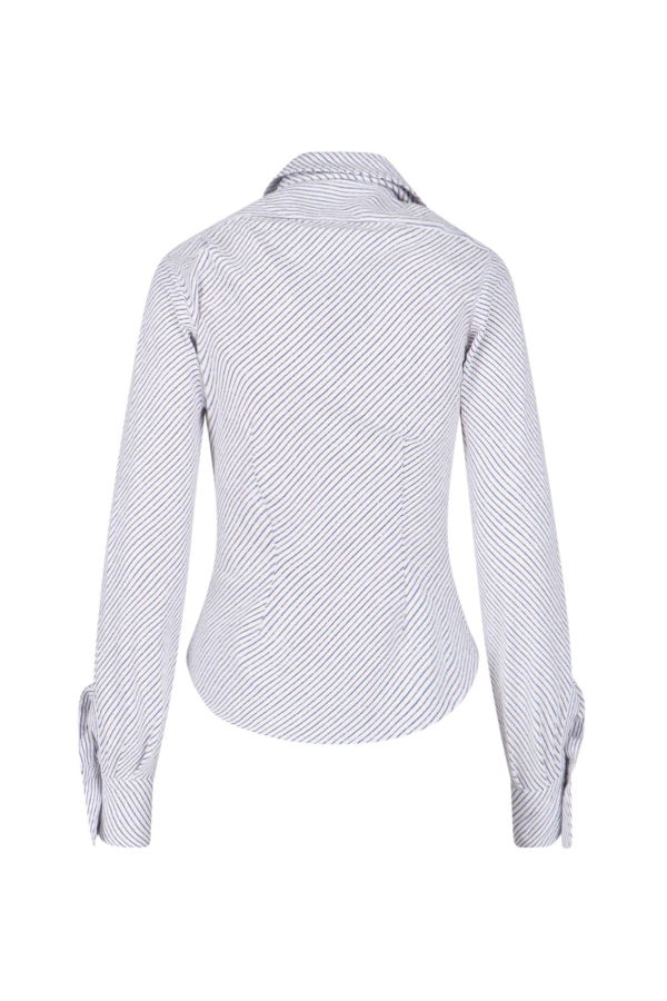 Vivienne Westwood Striped Shirt Drunken - Blue