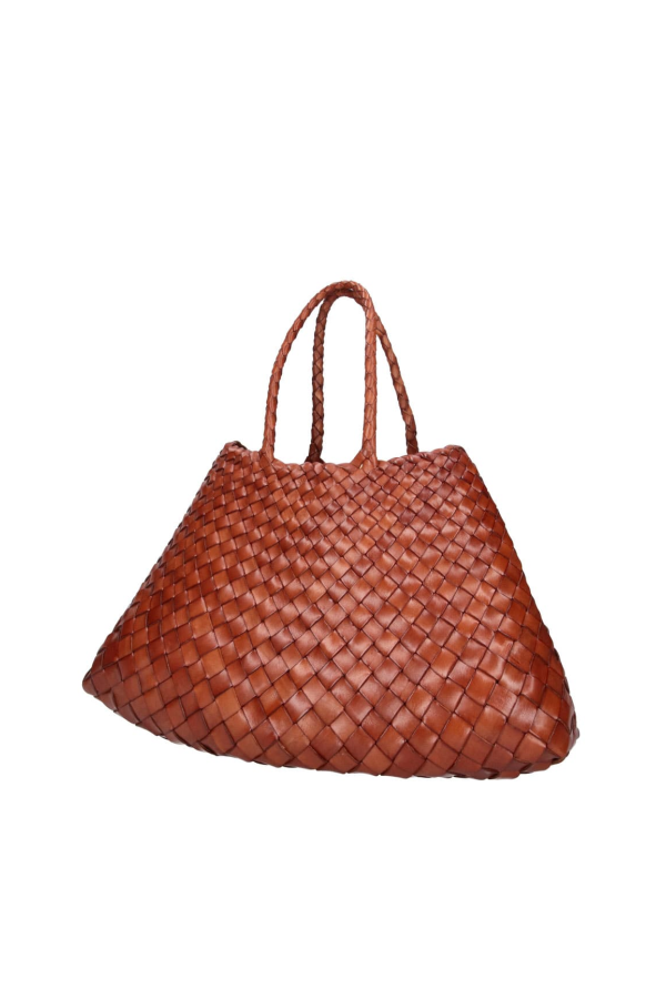 Dragon Diffusion Small Bag Santa Croce - Brown