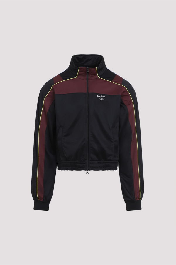 Martine Rose Shrunken Jacket - Black/Burgundy