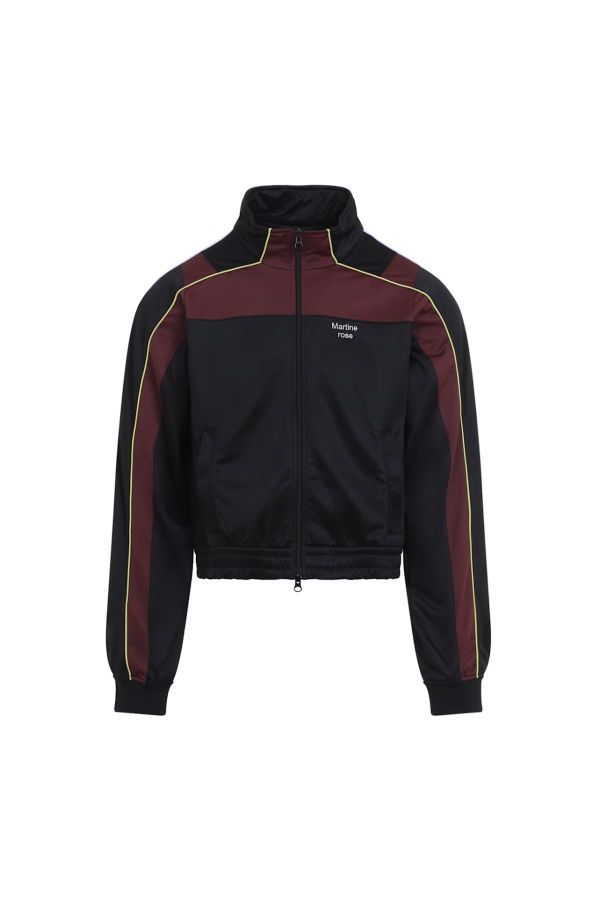 Martine Rose Shrunken Jacket - Black/Burgundy