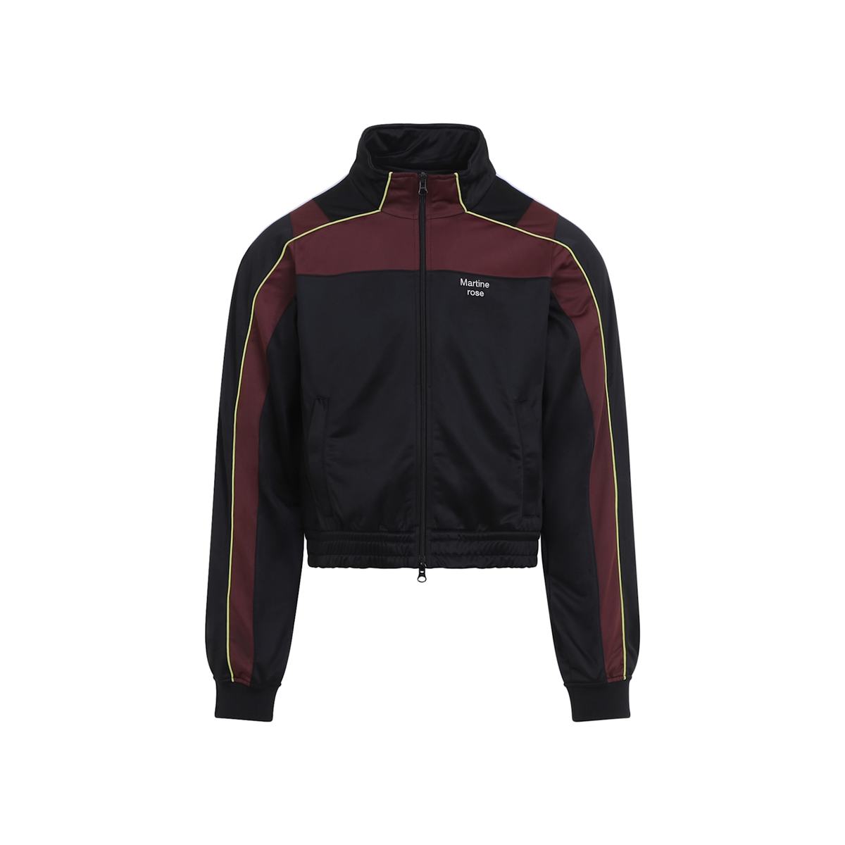 Martine Rose Shrunken Jacket - Black/Burgundy - Image 2 of 5