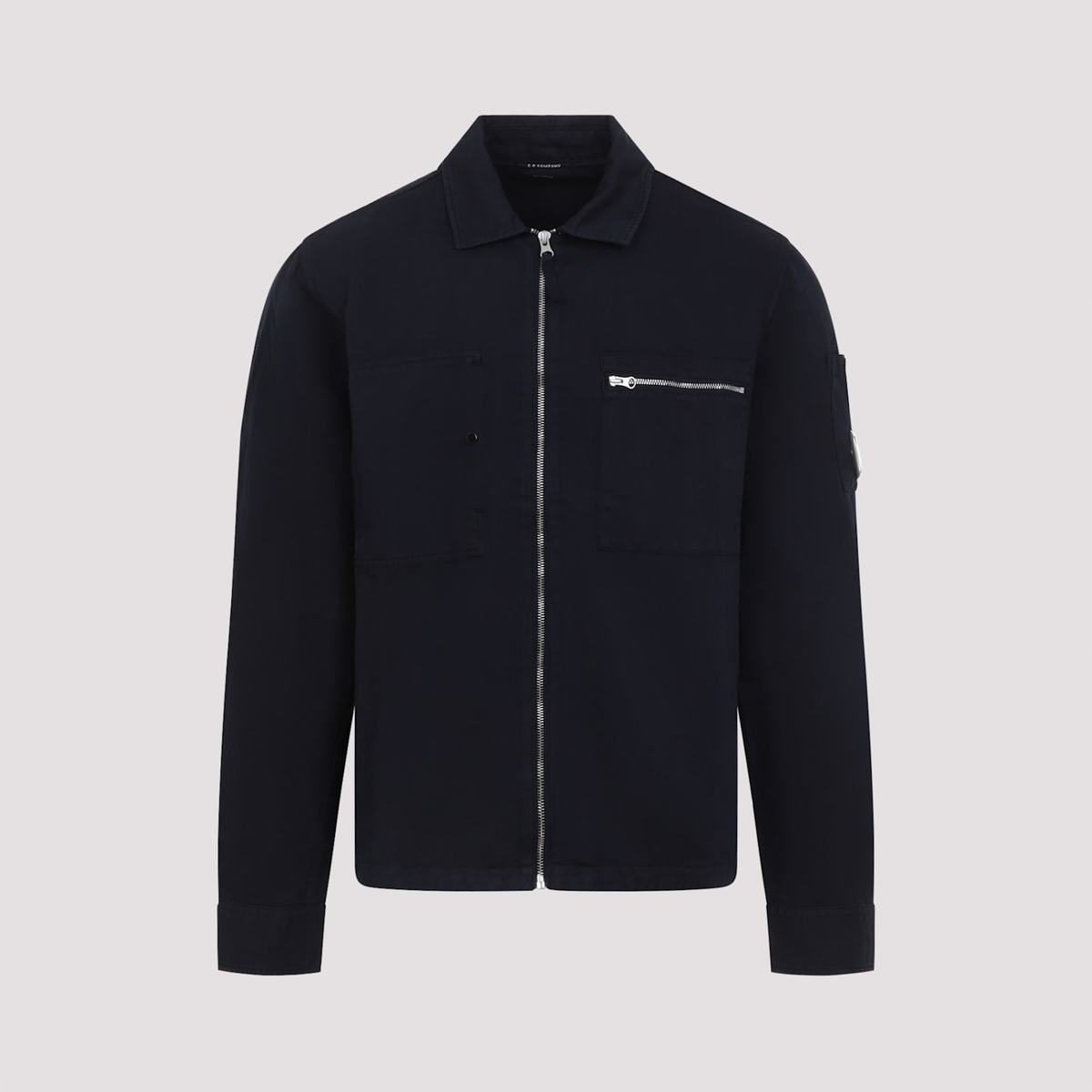 C.P. Company Cotton Shirt - Total Eclipse - Image 1 of 5