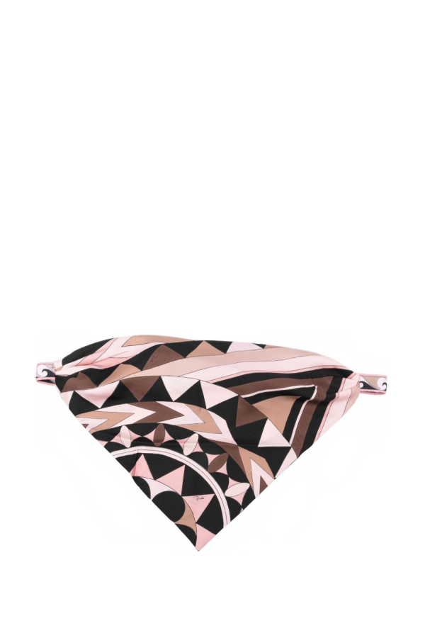 PUCCI Printed Silk Headscarf - Powder