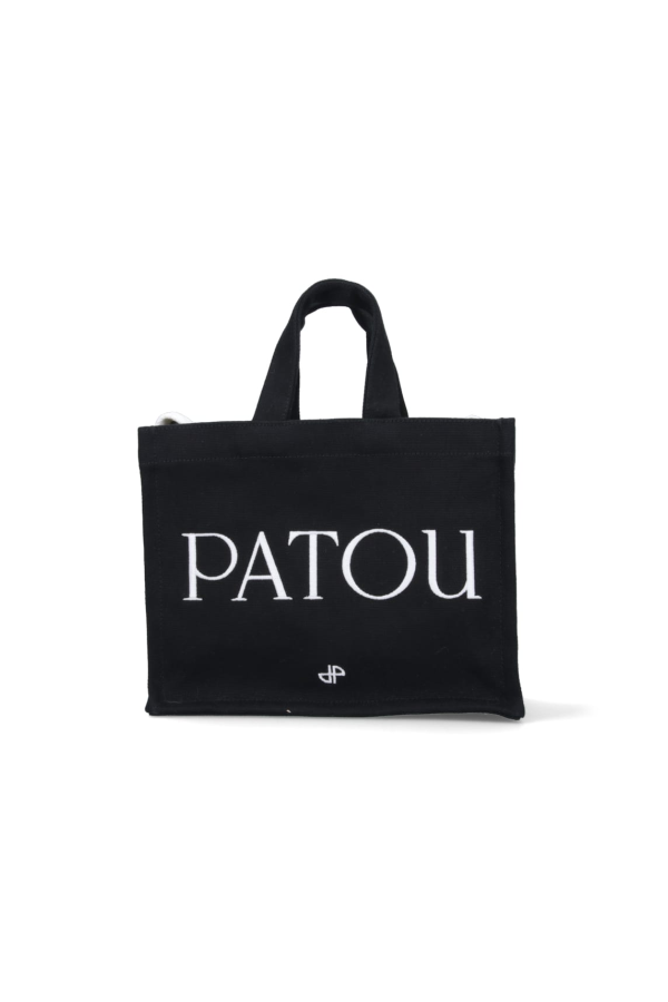 Patou Logo Tote Bag - Black