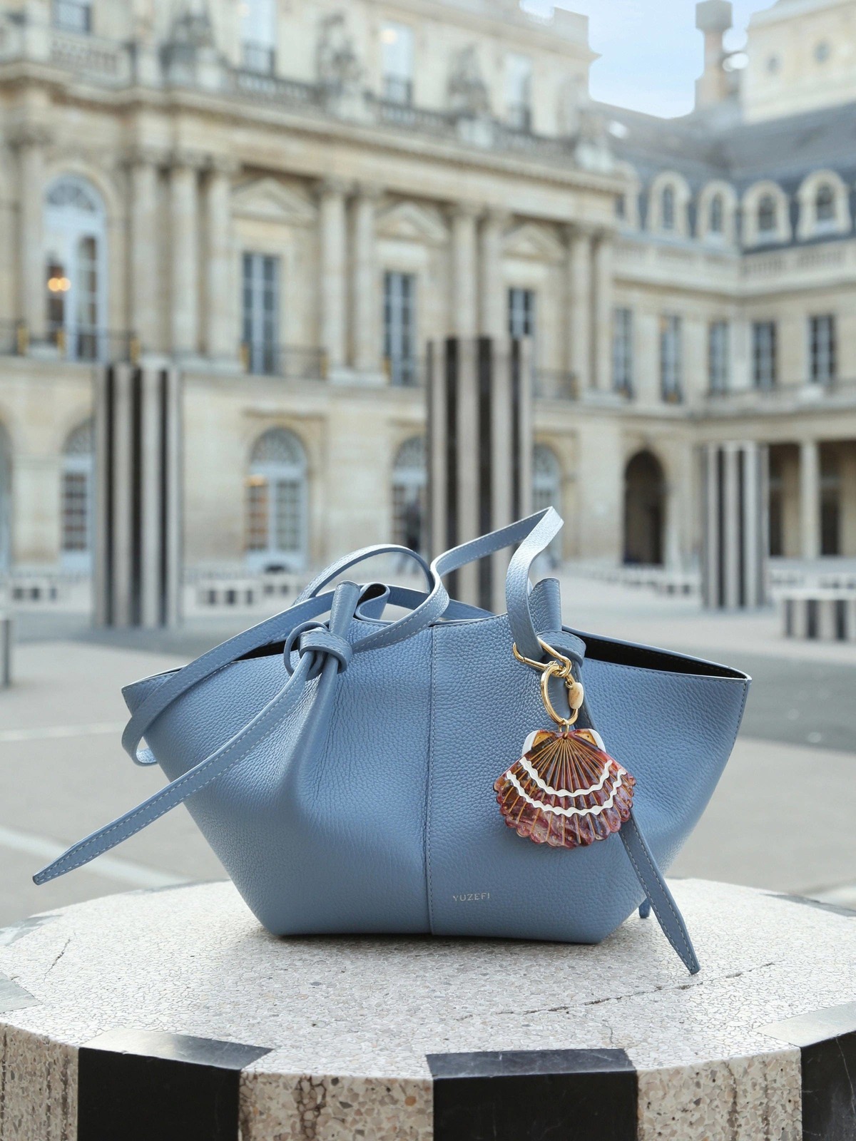 Solar Eclipse Seashell Keychain - Image 2 of 2