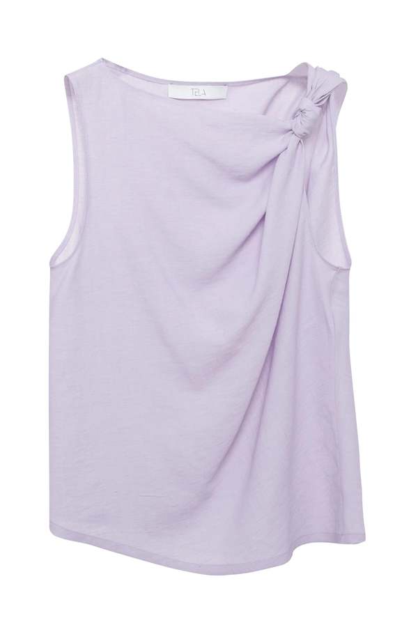 Tela Cody Sleeveless Linen-Viscose Top Tela Cody Sleeveless Linen-Viscose Top