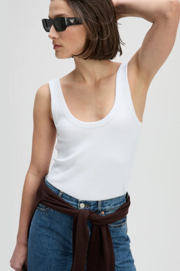 soldout.nyc Scoop It Up Tank - White