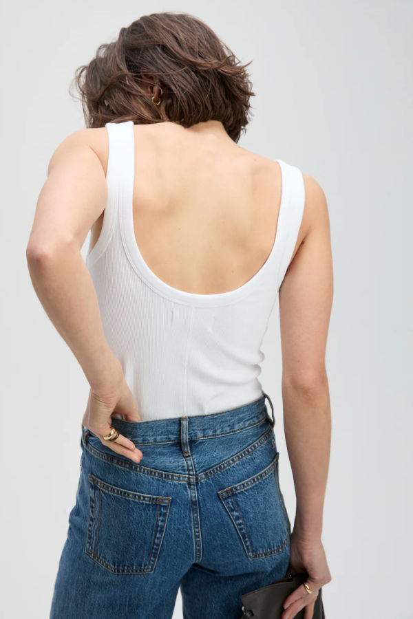 soldout.nyc Scoop It Up Tank - White