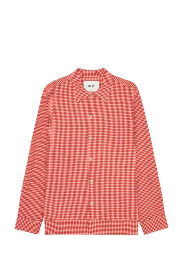 NN. 07 Reed Seersucker Overshirt - Chili