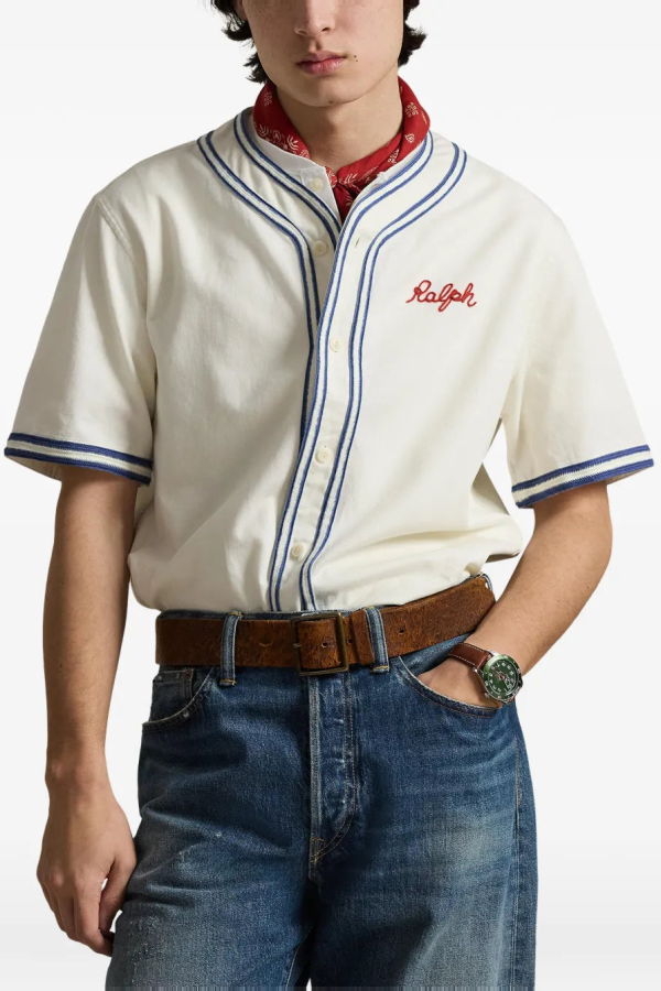 Polo Ralph Lauren Vintage Baseball Jersey - White