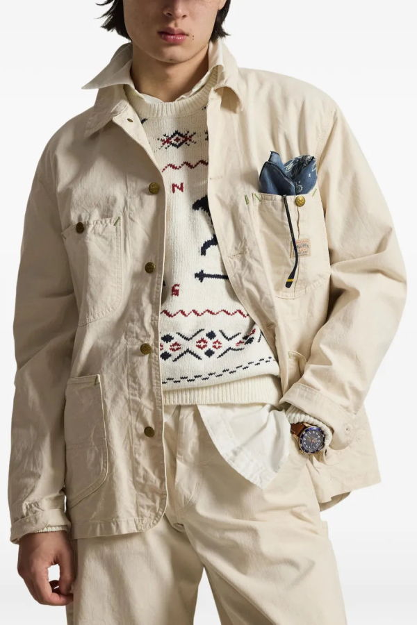 Polo Ralph Lauren Woven Field Jacket - Barlows Cream