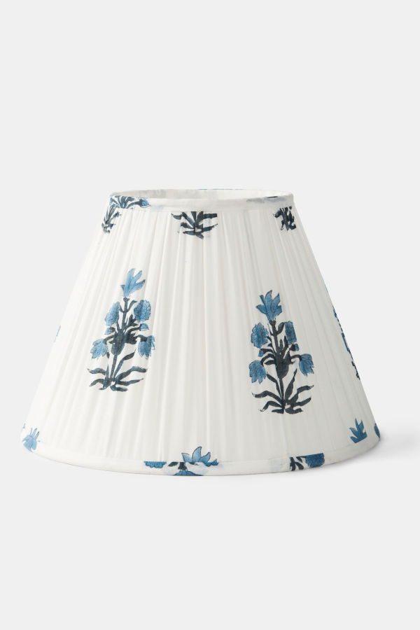 Mela Artisans Azure Blossom Lamp Shade